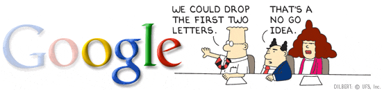 Dilbert: We could drop the first two letters.  Boss: That's a no go idea.