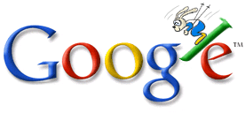 Google Doodle V celebrates the 2002 Winter Olympics