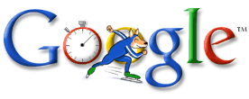 Doodle V celebrates the 2002 Winter Olympics