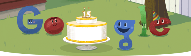 Google's 15th Birthday 15
