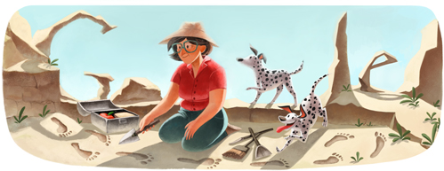 Mary Leakey's Birthday 100